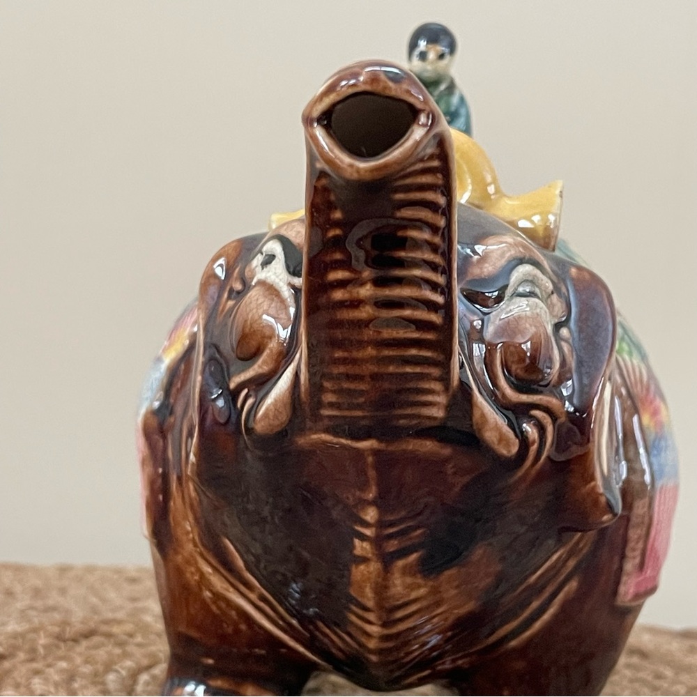 Vintage Banko Ware Japanese Buddha Elephant Teapot❤️🫖 - Picture 16 of 16